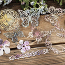 Poppy Crafts Burnt Edge Scrap Paper Pack - Green