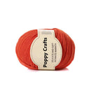 Poppy Crafts Wool Thread Anti-Pilling Yarn 50g - Orange
