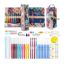 Poppy Crafts Crochet Hook Set & Accessories - Autumn leaves
