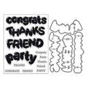 Poppy Crafts Cutting Dies & Stamp Set