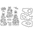 Poppy Crafts Cutting Dies & Stamp Set