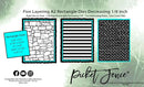 Picket Fence Studios Beyond Basics: A2 Vintage Rectangles and Cover Plate Dies*