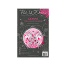 Pink Ink Designs Clear Stamp - Gemini 6" x 8"*