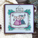 Pink Ink Designs 6"x 8" Clear Stamp Set - Christmas Series - Pigs In Blankets*