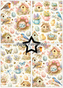 Paper Favourites A5 Single Sided Paper Pack - Bird House