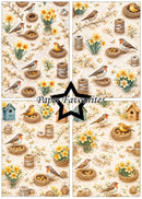 Paper Favourites A5 Single Sided Paper Pack - Bird Nest