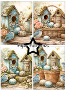 Paper Favourites A6 Single Sided Paper Pad - Bird House