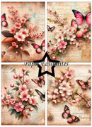 Paper Favourites A6 Single Sided Paper Pad - Vintage Sakura