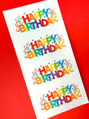 Paper House - Happy Birthday Scrapbooking Stickers