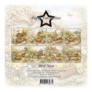 Packaging of 'Bird Nest' paper pack with illustrations of bird nests and flowers, featuring the brand 'Paper Favourites'.