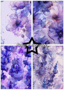 Paper Favourites A5 Single Sided Paper Pad - Alcohol Ink - Lavender