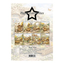 Packaging of 'Bird Nest' themed paper pack by Paper Favourites with illustrations of bird nests.