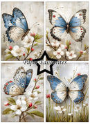 Butterfly and floral design with 'Paper Favourites' branding.