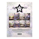 Pack of paper with scenic designs and butterfly illustrations on a decorative background, featuring the brand 'Paper Favourites'.