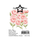Product packaging with pink flowers and 'Paper Favourites' branding on a white background