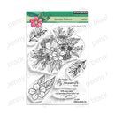 Penny Black clear stamp set with floral designs on a white background