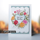Penny Black Clear Stamps - Heart Petals