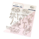 Pinkfresh Studio Clear Stamp Set - Blushing Blooms