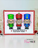 Pink & Main Clear Stamps - Nutcracker Kisses