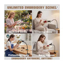 Poppy Crafts Adjustable Embroidery Hoop Stand