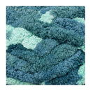 Textured blue and green fabric pattern