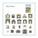 Poppy Crafts Classical Manor Door & Window Stickers - Blue Dream