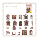 Poppy Crafts Classical Manor Door & Window Stickers - Wooden Door