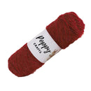 Poppy Crafts Soft Squirrel Yarn 75g - Dark Red