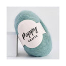 Poppy Crafts Luxurious Mohair Blend Yarn 25g - Light Verdigris