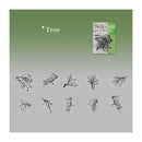 Poppy Crafts Shadows of Dreams PET Stickers - Tree