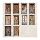 Poppy Crafts Vintage Courtyard Stickers - Rustic Doorways
