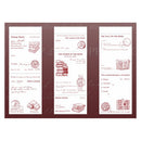 Poppy Crafts White Kraft Paper Tag Booklet - Book Fragrance