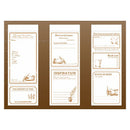 Poppy Crafts White Kraft Paper Tag Booklet - Words Create Masterpieces