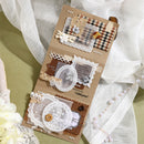 Poppy Craft Lace Frames Vellum Paper Stickers - Wisp of Cloud