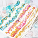 Poppy Crafts Auroral Prism Sticker Roll - Red Flame