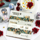 Poppy Crafts Blooming Flowers in Four Seasons PET Sticker Roll - Flowering in Fog