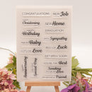 Poppy Crafts Clear Stamps - Everyday Sentiments