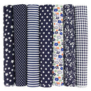 Poppy Crafts Fabric Fat Quarter Bundle - Navy