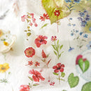 Poppy Crafts Floral PET Sticker Booklet - Romantic