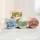 Five rolls of Maurice's Flower Paper on a white background
