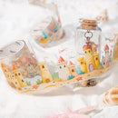 Poppy Crafts Seaside In Midsummer PET Sticker Roll 2/Pkg - Sandcastle Fairy Tale