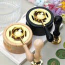 Poppy Crafts Wax Seal Warmer with Spoon & Handle - Brown