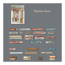 Poppy Crafts Wood Grain Fragments Sticker Kit - Texture Story