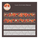 Poppy Crafts Autumn Series PET Sticker Roll - Lace Autumn Dream