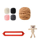 Poppy Crafts Chenille Scarf Weaving Kit - Charcoal