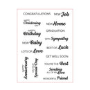 Poppy Crafts Clear Stamps - Everyday Sentiments