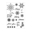 Poppy Crafts Clear Stamps - Let It Snow