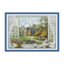 Poppy Crafts Cross-Stitch Kit #181 - Window #3