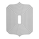 Decorative border design on a white background