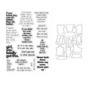 Motivational text and maze design on a white background